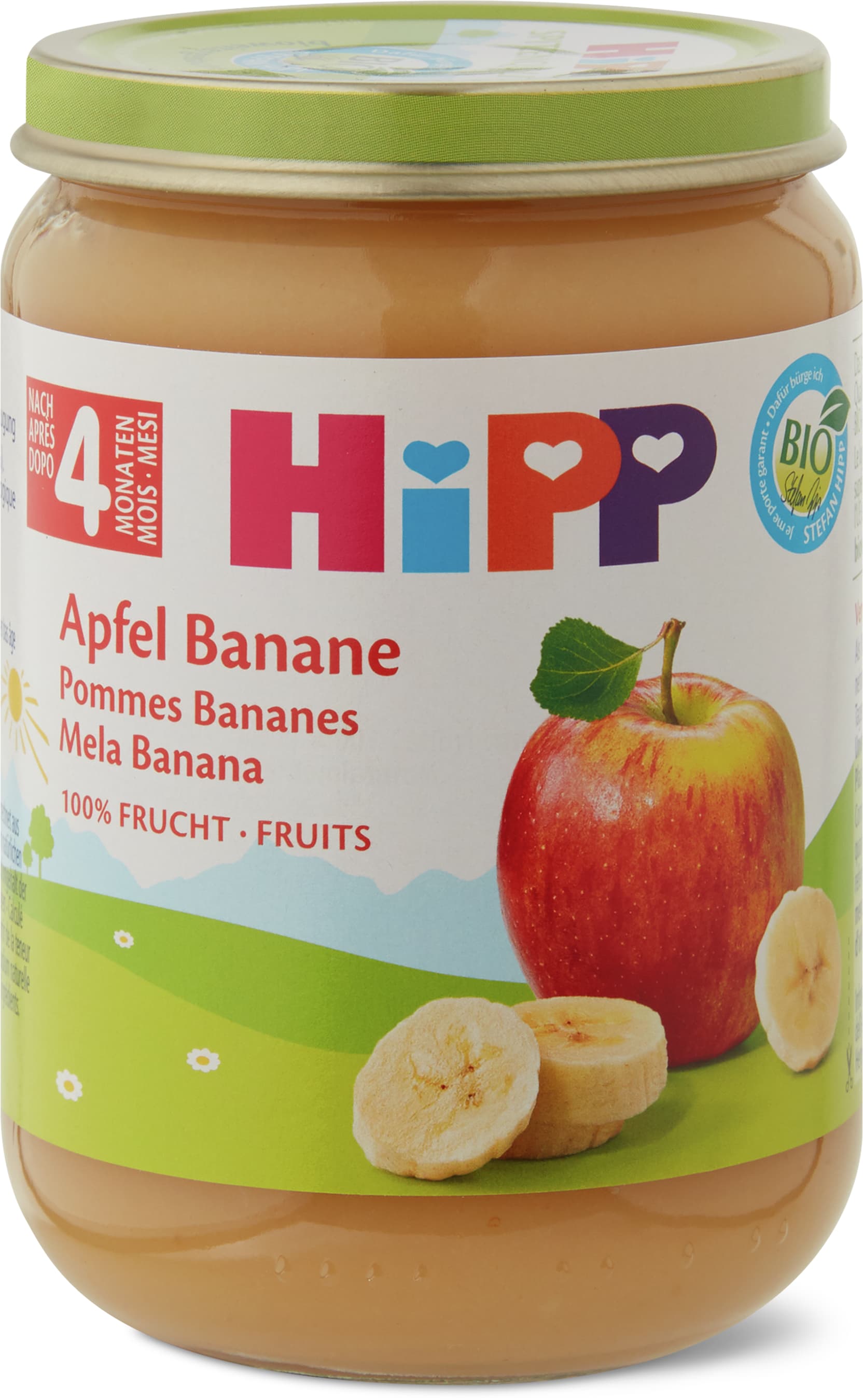 Hipp Bio Apfel-Bananen-Püree 190g